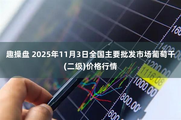 趣操盘 2025年11月3日全国主要批发市场葡萄干(二级)价格行情