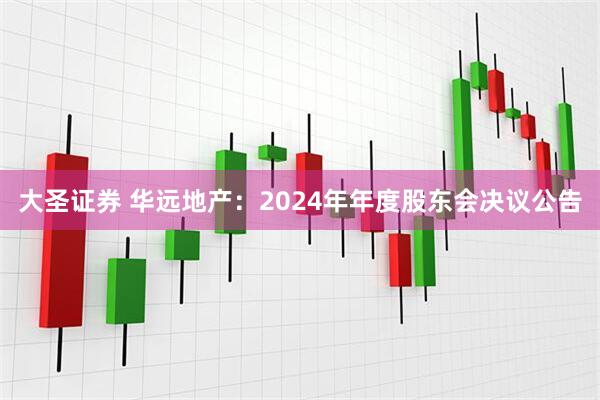 大圣证券 华远地产：2024年年度股东会决议公告